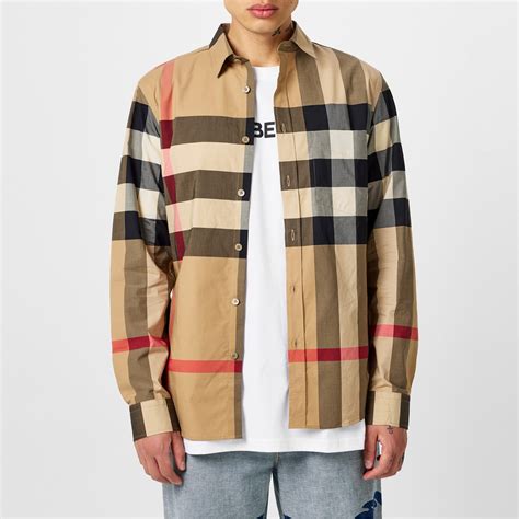 cheap men burberry shirts|burberry men's long sleeve shirt.